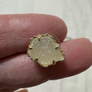 Kendra Scott Elegant Gold-Tone Druzy Post Earrings